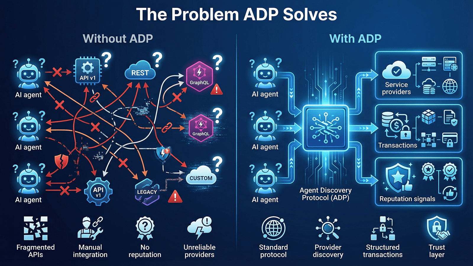 The problem ADP solves